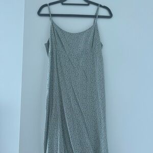 Brandy Melville Gray Strapless Dress